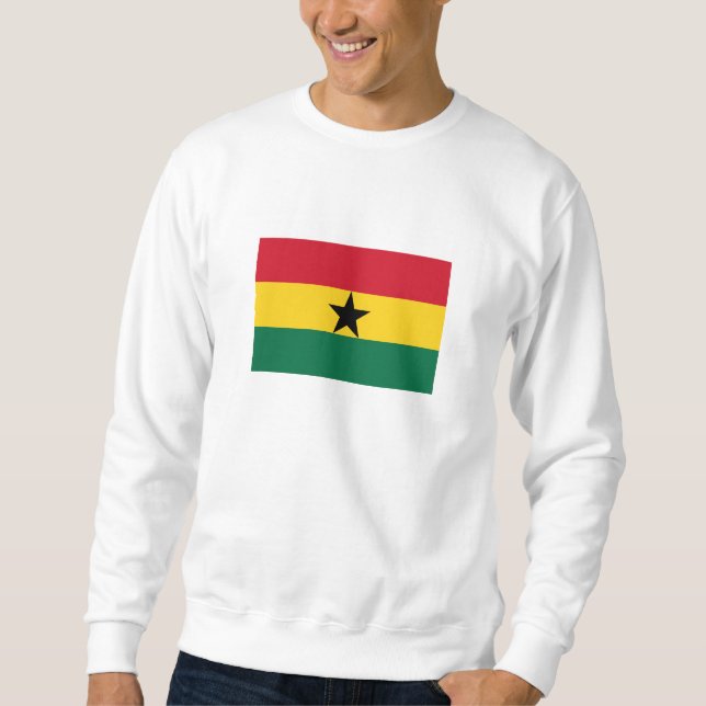 Sudadera Bandera de Ghana (Anverso)