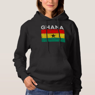 Sudadera Bandera de Ghana vintage bandera de Ghana