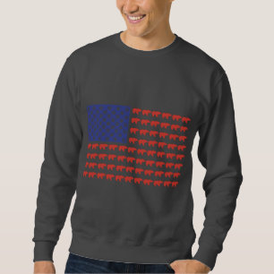 Sudadera Bandera de Grizzly Bear USA