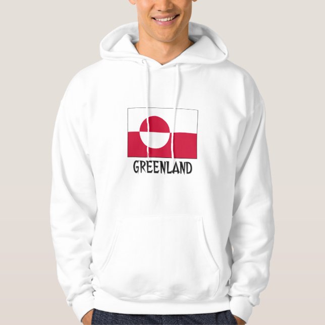Sudadera Bandera de Groenlandia (Anverso)
