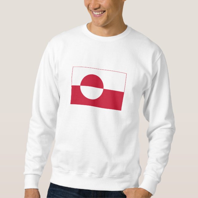 Sudadera Bandera de Groenlandia (Anverso)