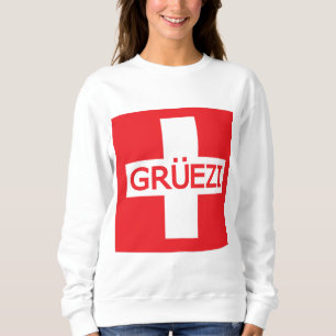 Sudadera Bandera de Gruezi Suiza