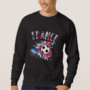 Sudadera Bandera de Grunge de la pelota de fútbol de Franci