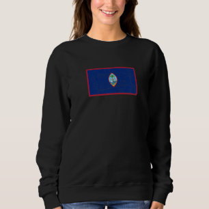 Sudadera Bandera de Guam con colores nacionales de la época