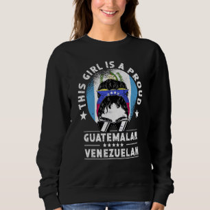 Sudadera Bandera de Guatemala Venezuela Mujeres Mayores Ciu