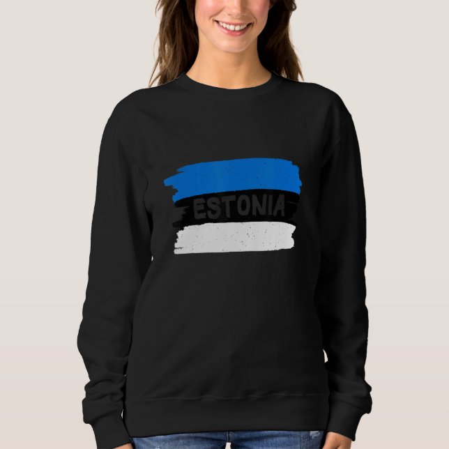 Sudadera Bandera de Guay Estonia (Anverso)