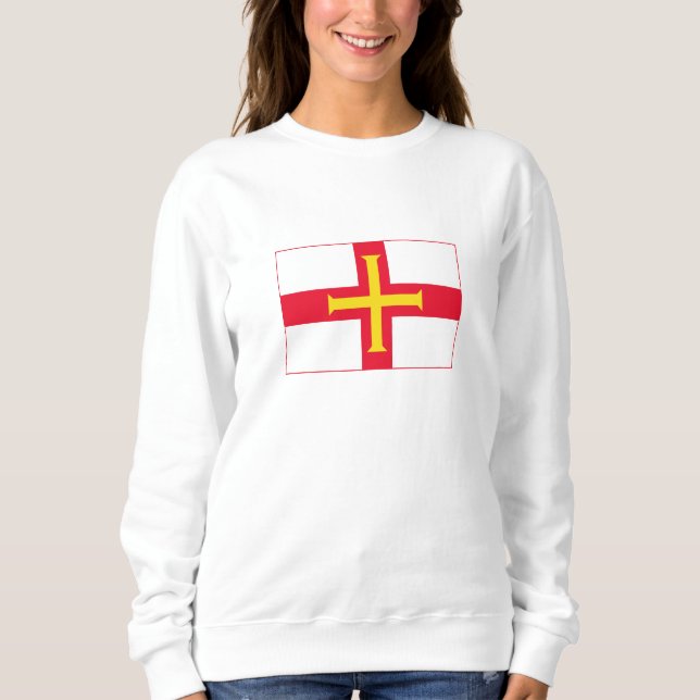 Sudadera Bandera de Guernsey (Anverso)