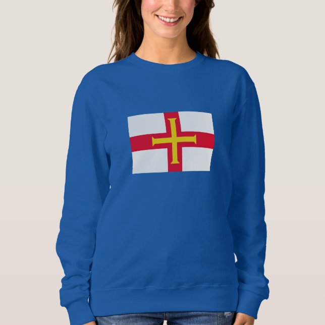 Sudadera Bandera de Guernsey (Anverso)