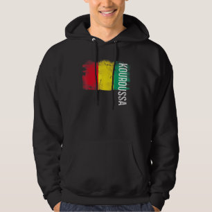 Sudadera Bandera De Guinea Kouroussa Para Hombres Guineanos