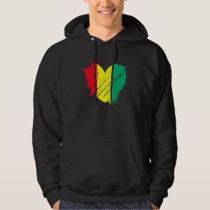 Sudadera Bandera De Guinea Que Amo Guinea Es El Adn De Guin