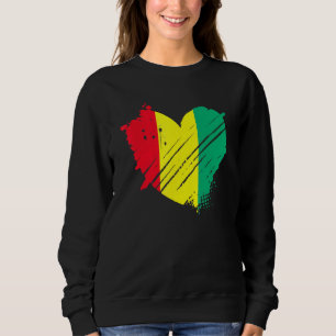 Sudadera Bandera De Guinea Que Amo Guinea Es El Adn De Guin