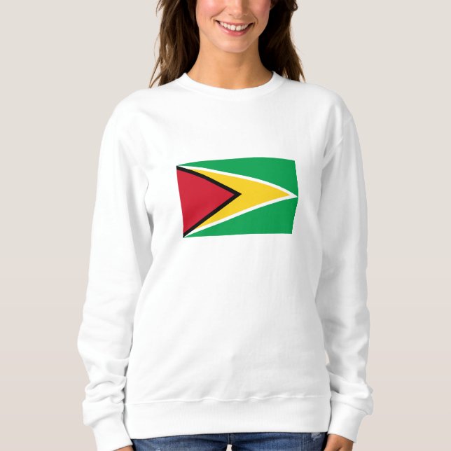 Sudadera Bandera de Guyana (Anverso)
