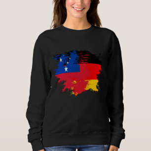 Sudadera Bandera de herencia mixta alemana y samoana