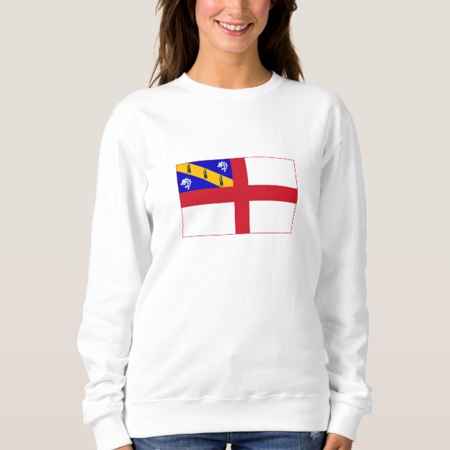 Sudadera Bandera de Herm (Anverso)