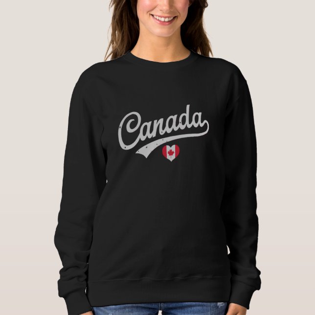 Sudadera Bandera de hoja de arce canadiense Canadá (Anverso)