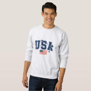 Sudadera Bandera de hombres EE. UU.