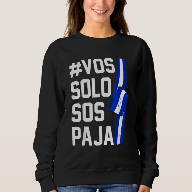 Sudadera Bandera de Honduras Orgullo Catracho Hondureño (Anverso)