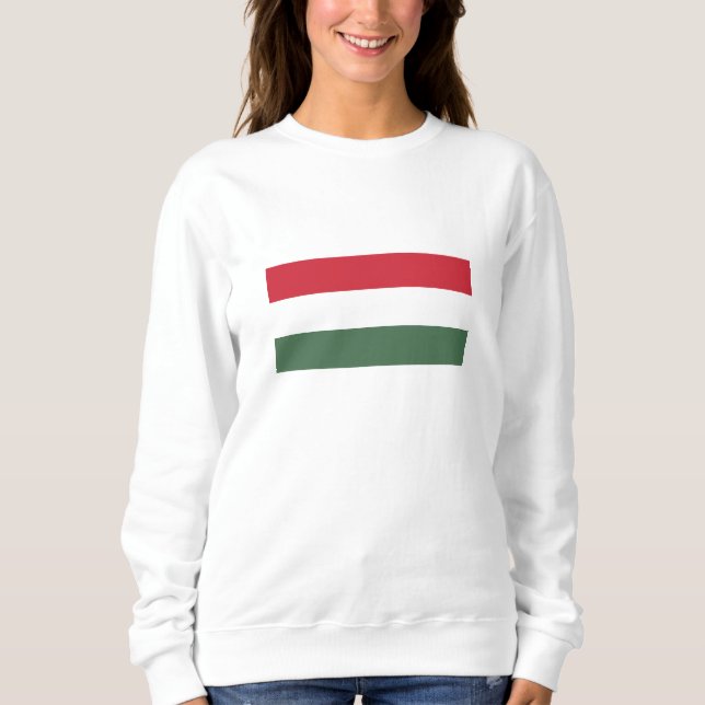 Sudadera Bandera de Hungría (Anverso)