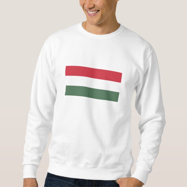Sudadera Bandera de Hungría (Anverso)