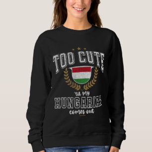 Sudadera Bandera de Hungría Hombres y Mujeres Bonito Til Hú