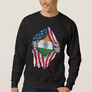 Sudadera Bandera de India dentro de mí