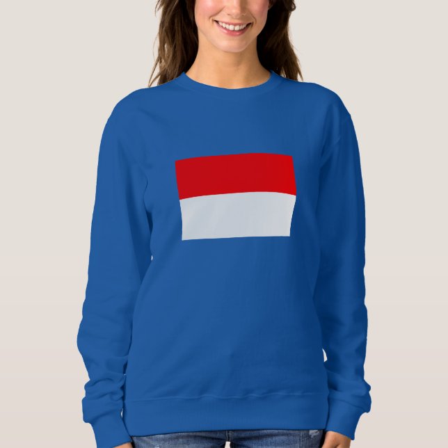 Sudadera Bandera de Indonesia (Anverso)