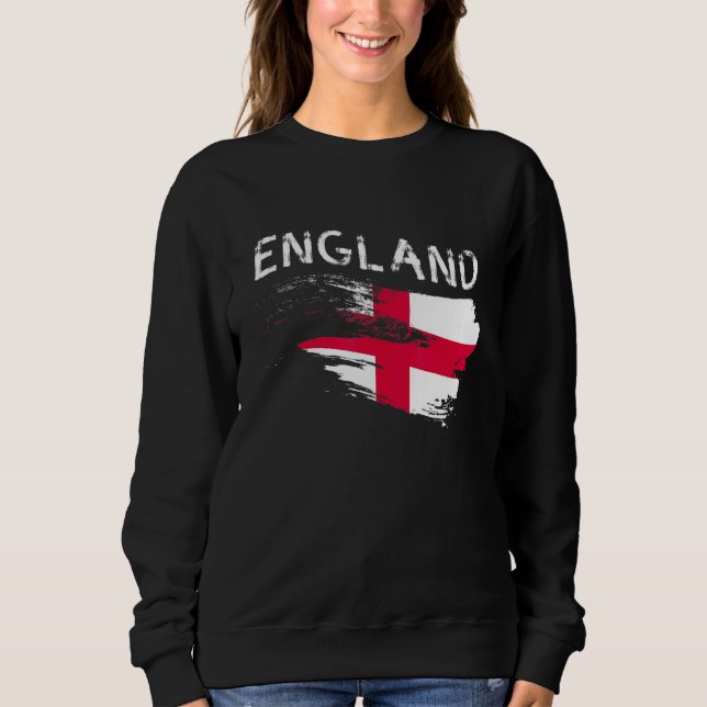 Sudadera Bandera De Inglaterra Ventilador Inglés Bandera De (Anverso)