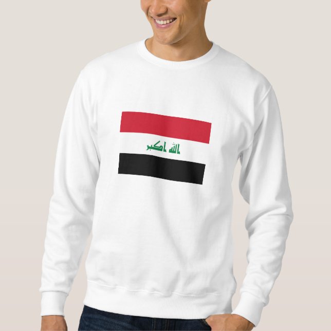 Sudadera Bandera de Iraq (Anverso)