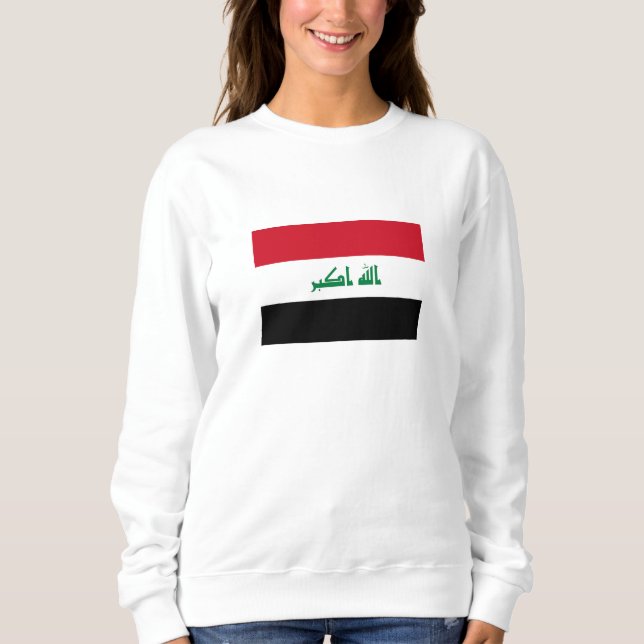 Sudadera Bandera de Iraq (Anverso)
