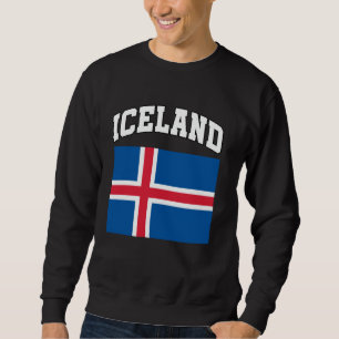 Sudadera Bandera de Islandia Celebrar Cultura Nórdica Islan