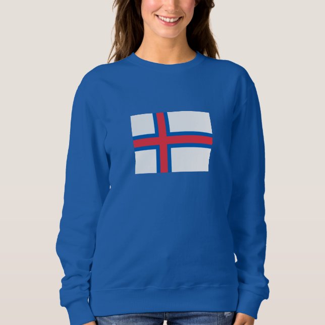 Sudadera Bandera de Islas Feroe (Anverso)