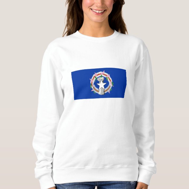 Sudadera Bandera de Islas Marianas del Norte (Anverso)