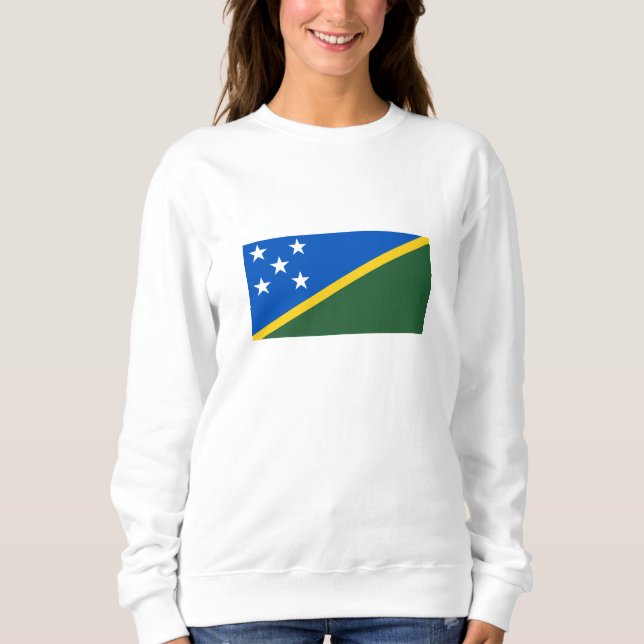Sudadera Bandera de Islas Salomón (Anverso)
