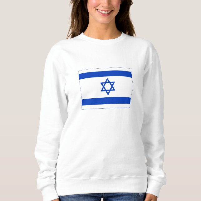 Sudadera Bandera de Israel (Anverso)