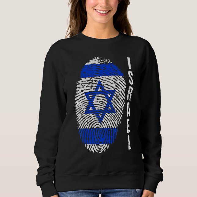 Sudadera Bandera de Israel (Anverso)
