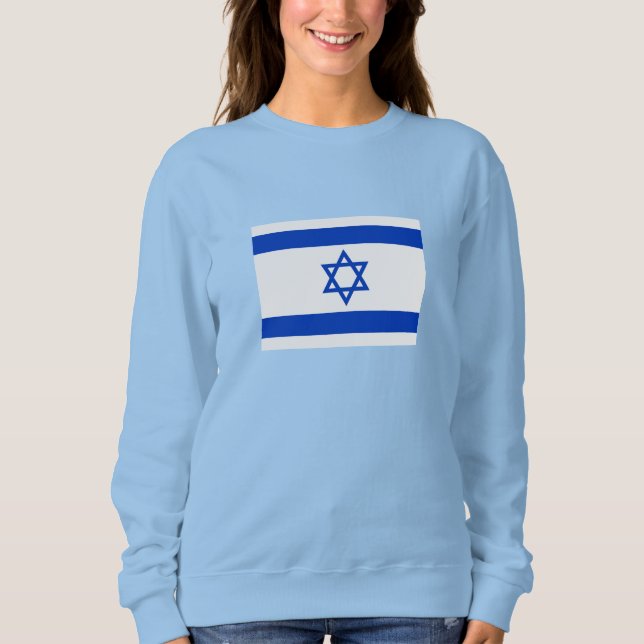 Sudadera Bandera de Israel (Anverso)