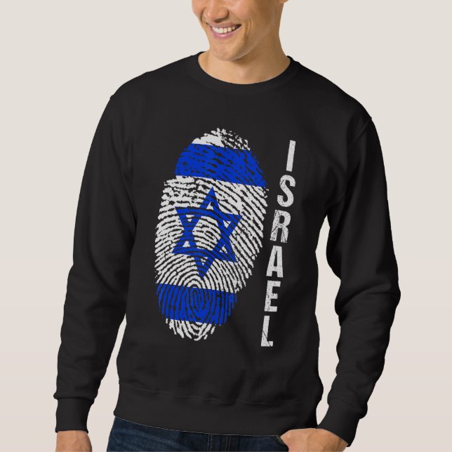 Sudadera Bandera de Israel (Anverso)