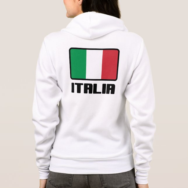 Sudadera Bandera de Italia (Reverso)