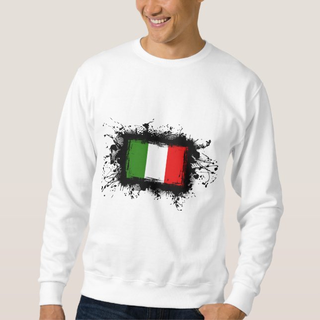 Sudadera Bandera de Italia (Anverso)