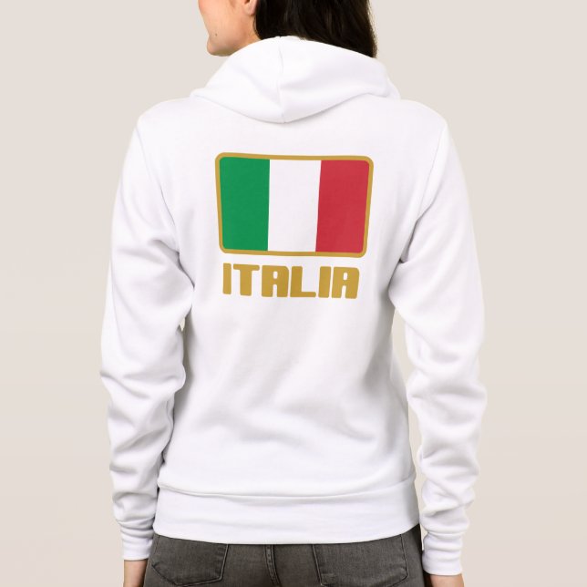 Sudadera Bandera de Italia (Reverso)