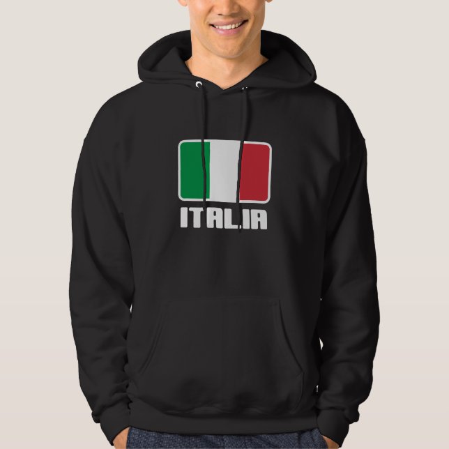 Sudadera Bandera de Italia (Anverso)