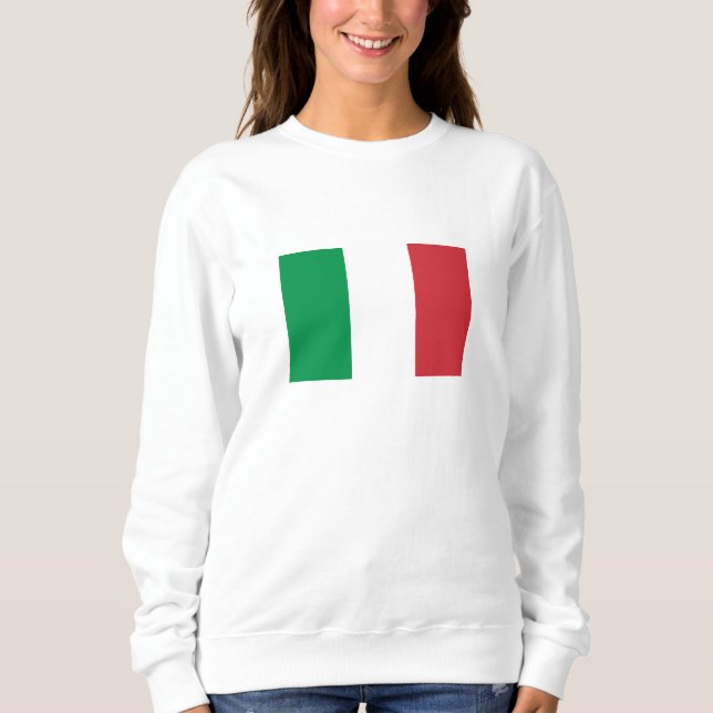 Sudadera Bandera de Italia (Anverso)