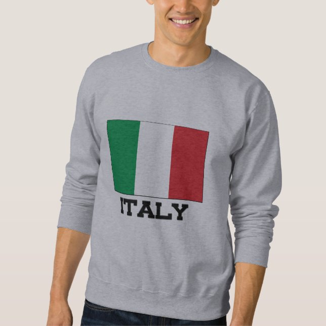 Sudadera Bandera de Italia (Anverso)