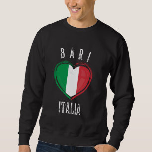 Sudadera Bandera de Italia Corazón Bari City