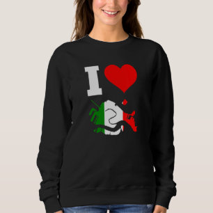 Sudadera Bandera de Italia para Venecia que amo a Venecia