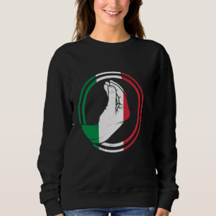 Sudadera Bandera de Italia Vintage Italia Italiano Italiano