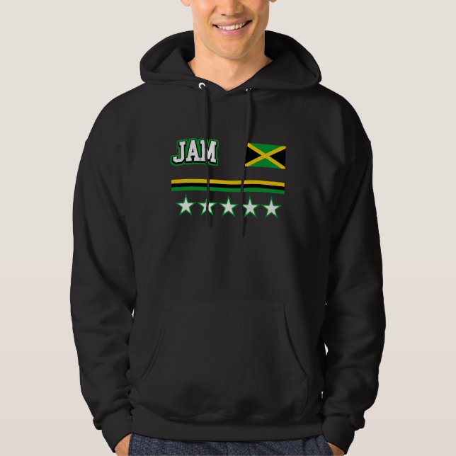 Sudadera Bandera de Jamaica (Anverso)