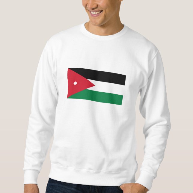 Sudadera Bandera de Jordania (Anverso)