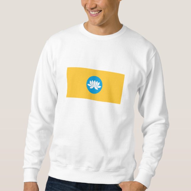 Sudadera Bandera de Kalmukia (Anverso)