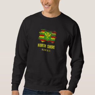 Sudadera Bandera de Kanaka Maoli Bandera nativa Hawai Mar d